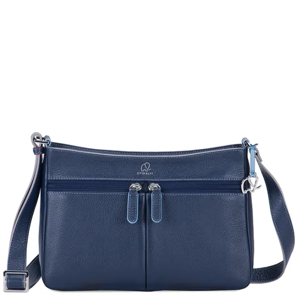 Cortona Zip Top Crossbody Royal | Mywalit Best Sale