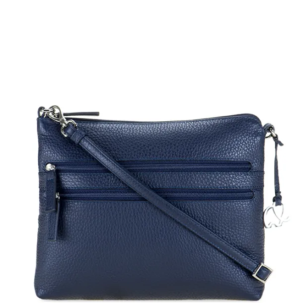 Cremona Slim Cross Body Blue | Mywalit Best