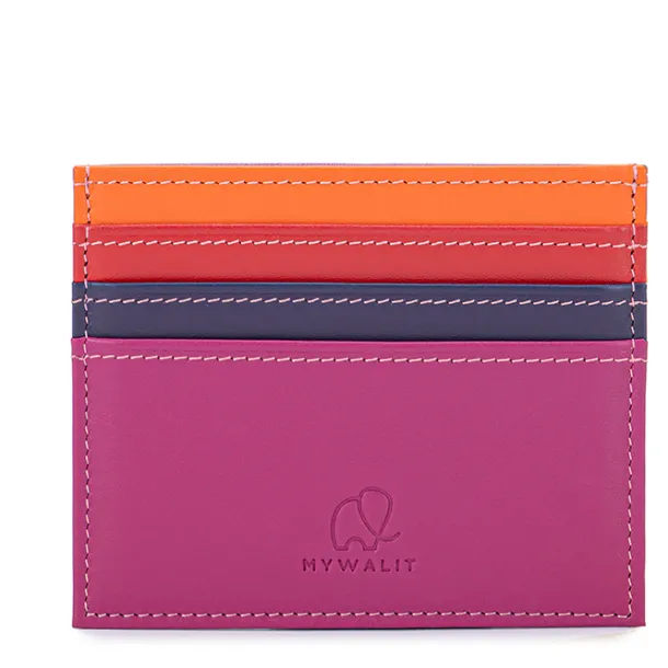 Double Sided Credit Card Holder Sangria Multi | Mywalit Cheap