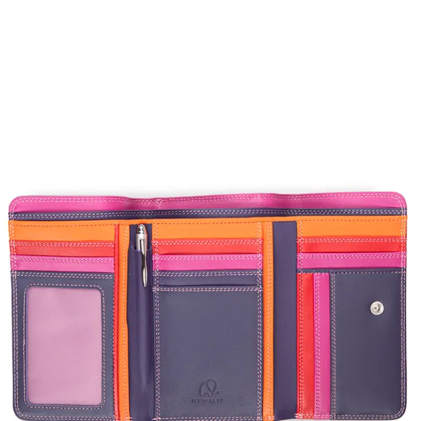 Large Tri-fold Wallet Sangria Multi | Mywalit Sale