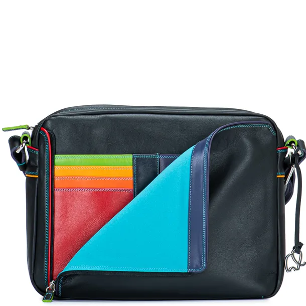 Medium Organiser Cross Body Bag Black Pace | Mywalit Online