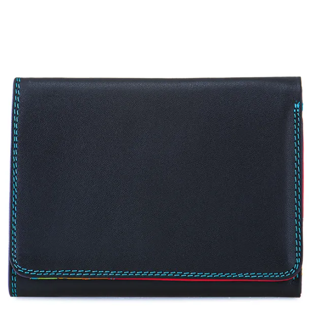 Medium Tri-fold Wallet Black Pace | Mywalit Clearance