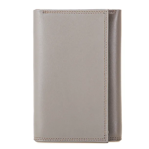 Men's Tri-fold Wallet with Zip Nappa Fumo | Mywalit Sale