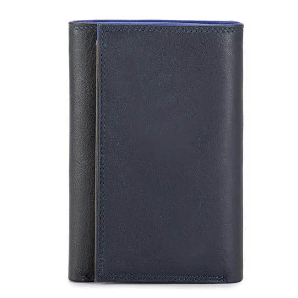 Men's Tri-fold Wallet with Zip Nappa Midnight | Mywalit Shop