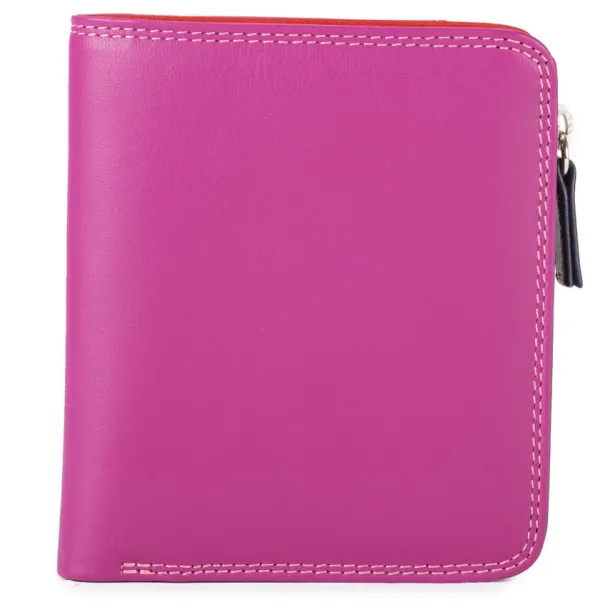 Mini BiFold Zip Wallet Sangria Multi | Mywalit Shop