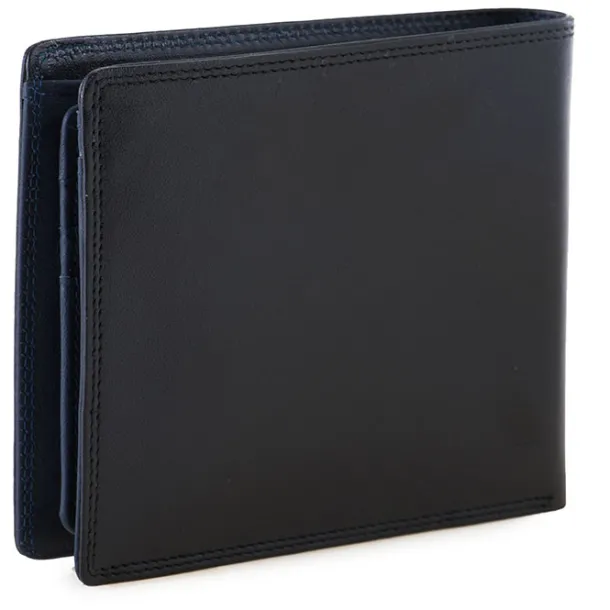 RFID Large Men's Wallet with Britelite Black-Blue | Mywalit Outlet