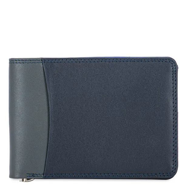 RFID Slim Money Clip Wallet Nappa Midnight | Mywalit Cheap