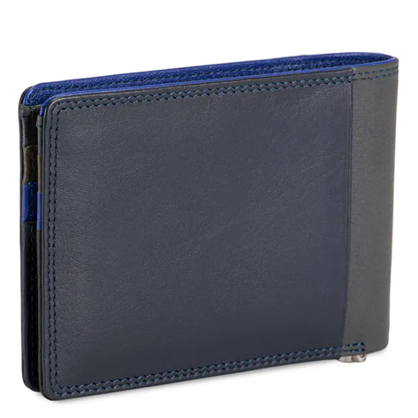 RFID Slim Money Clip Wallet Nappa Midnight | Mywalit Cheap