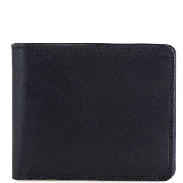 RFID Standard Men's Wallet with Coin Pocket Black-Blue | Mywalit Clearance