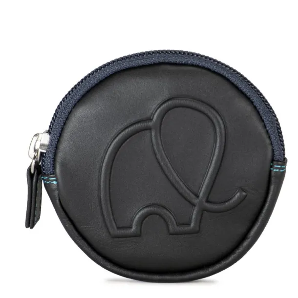 Round Coin Purse Black Pace | Mywalit Cheap