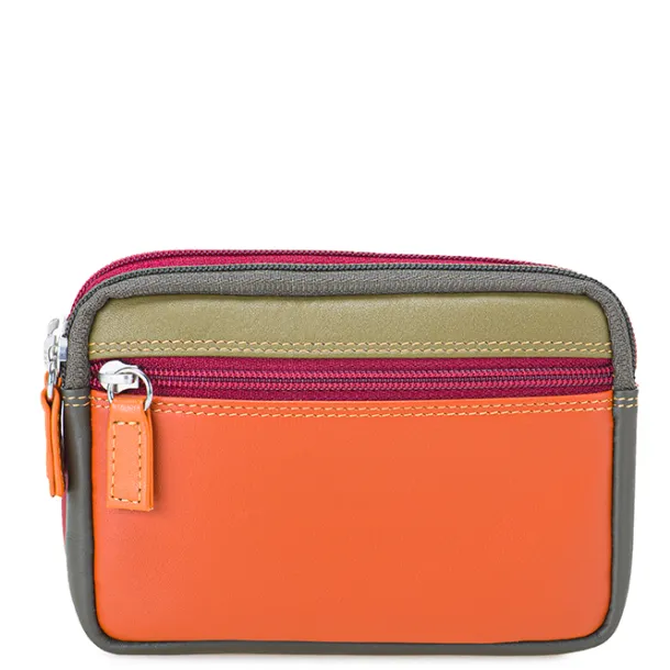 Small Leather Double Zip Purse Lucca | Mywalit Outlet