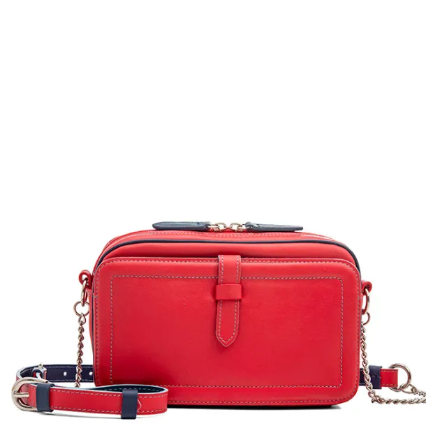 Small Leather Shoulder Bag Red | Mywalit Cheap