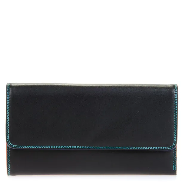 Tri-fold Zip Wallet Black Pace | Mywalit Sale