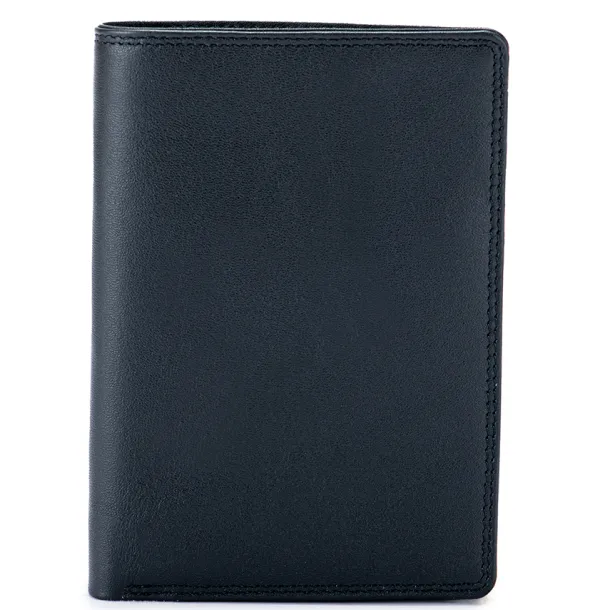 Vertical BiFold Wallet with Coin Pocket Black | Mywalit Best