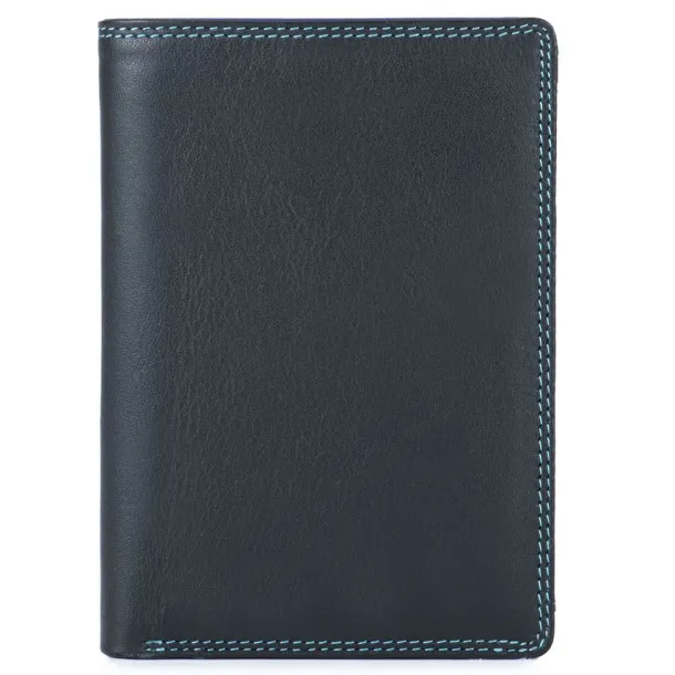 Vertical BiFold Wallet with Coin Pocket Black Pace | Mywalit Online