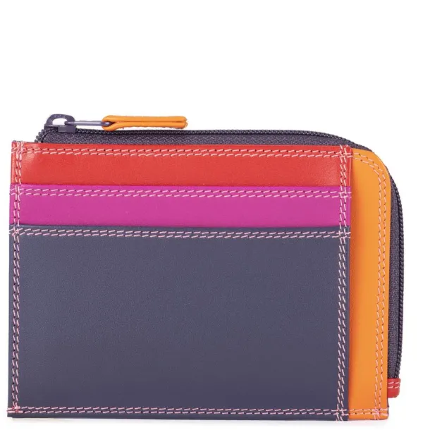 Zipped Coin Purse with C/C Holder Sangria Multi | Mywalit Hot