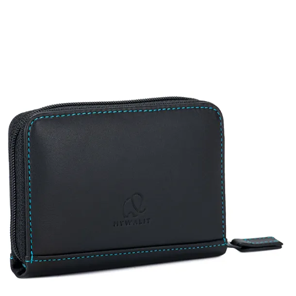 Zipped Credit Card Holder Black Pace | Mywalit New